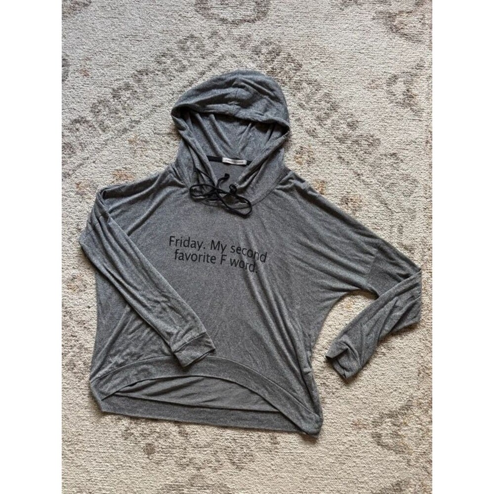 Women’s lightweight hooded lounge graphic pullover